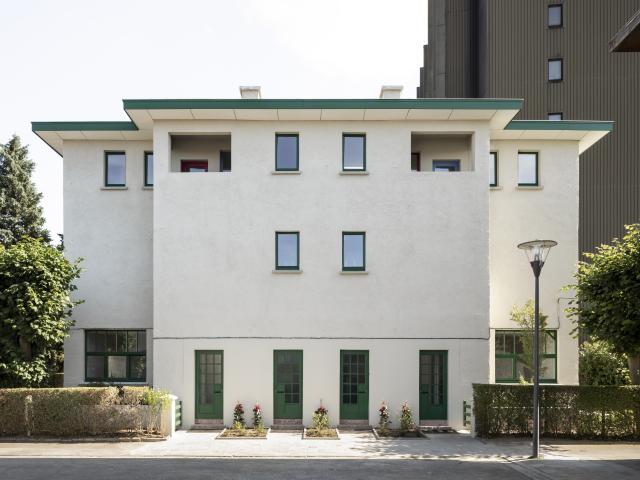 Photo de la façade avant restaurée 