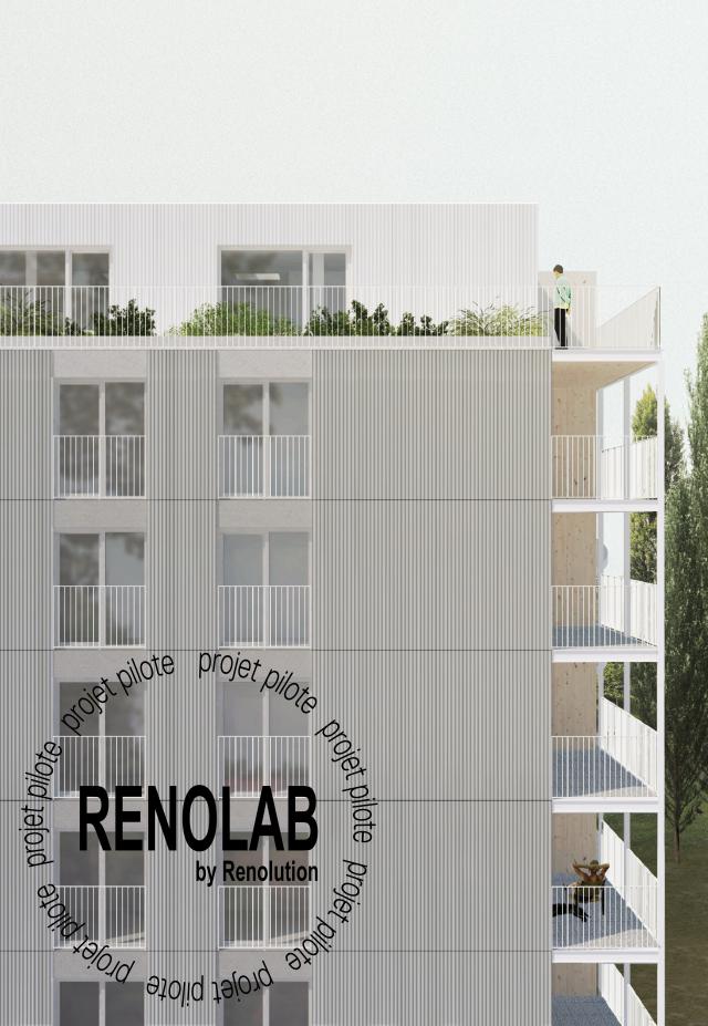 Collage de la façade du projet