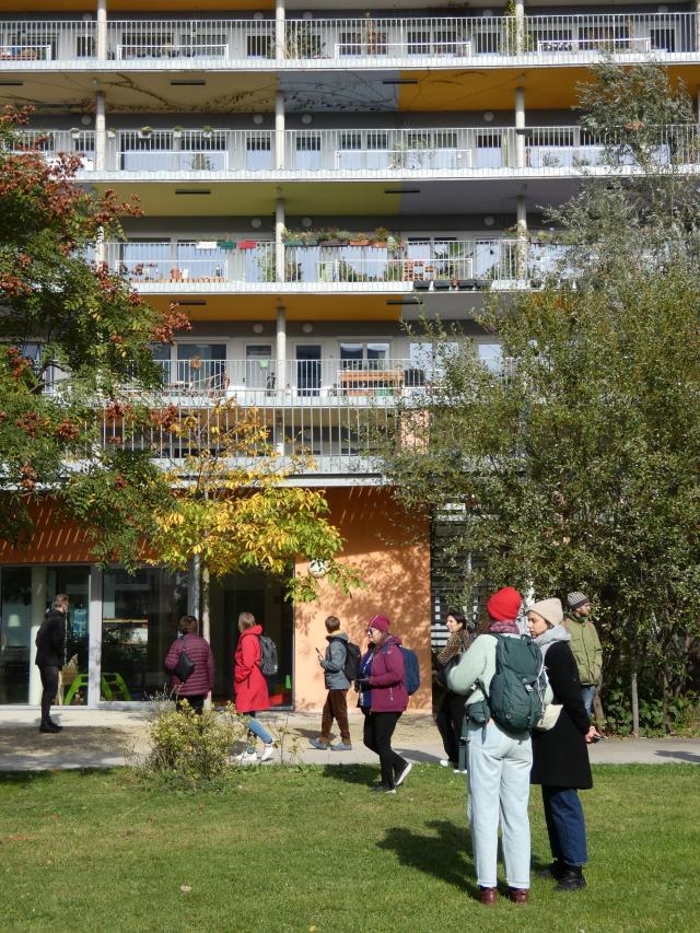 photo d'un immeuble coopérative d'habitat groupé