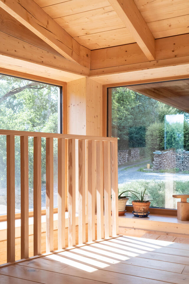 Photo intérieure depuis l'étage 