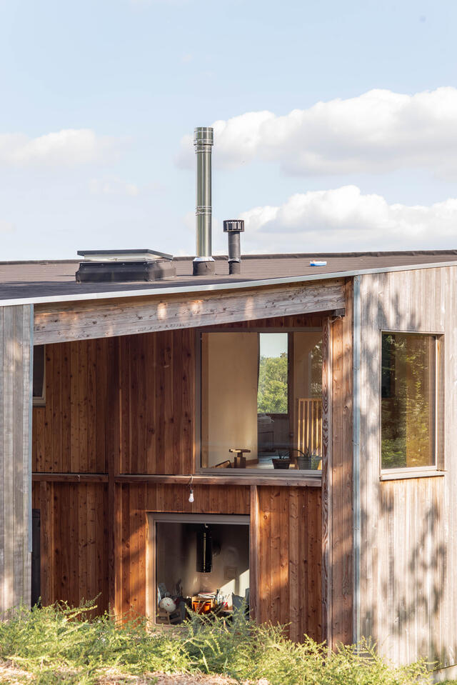 Photo zoomé de la maison 