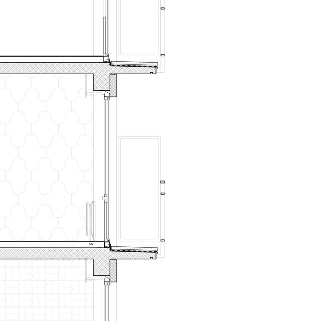 Goujons - Détail de façade - Situation existante