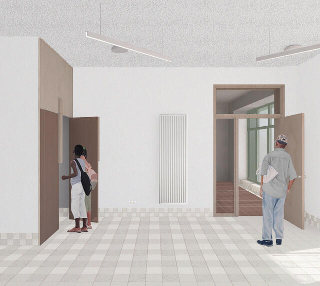 Dessin du local communautaire