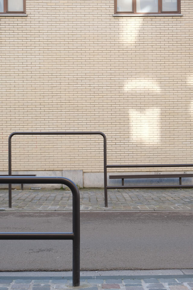 Photo de barrières et mobilier urbain