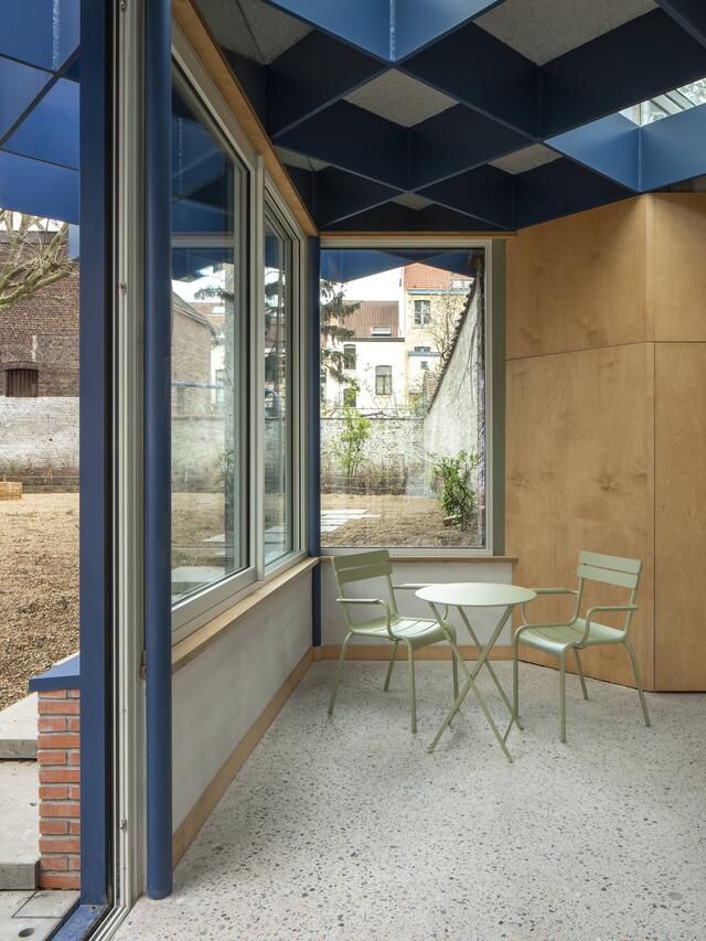 Photo du kindercafé dans la pavillon