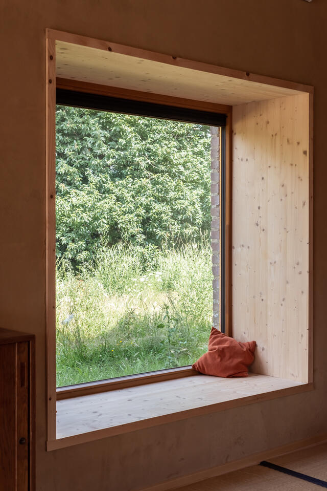 Photo intérieure, bow-window