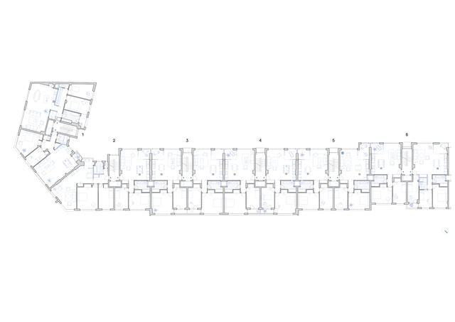 Plan de l'étage type 