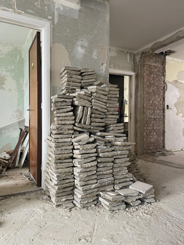 photo réemploi carrelage