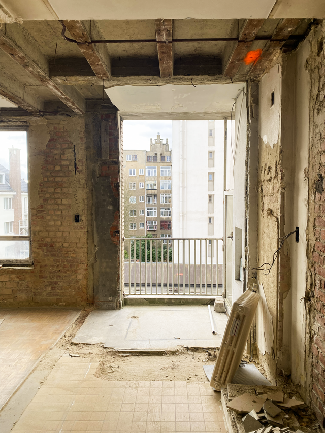 Photo d'intérieure vers les terrasses 