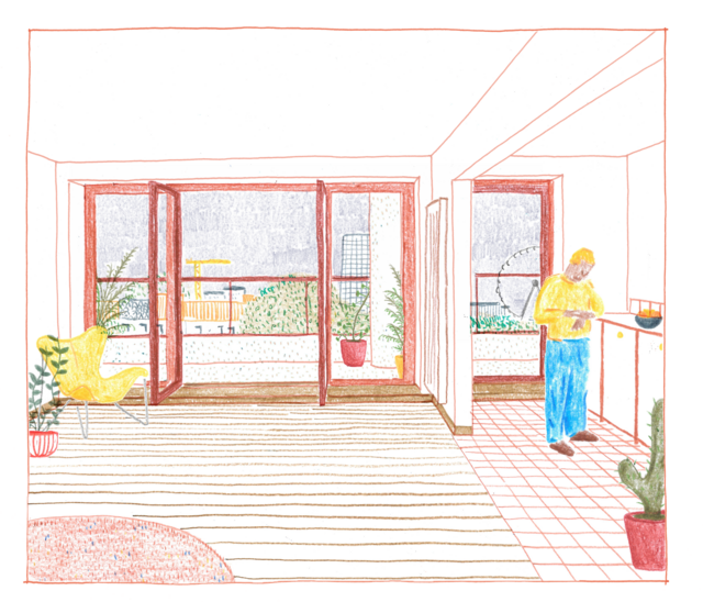 Croquis d'un logement