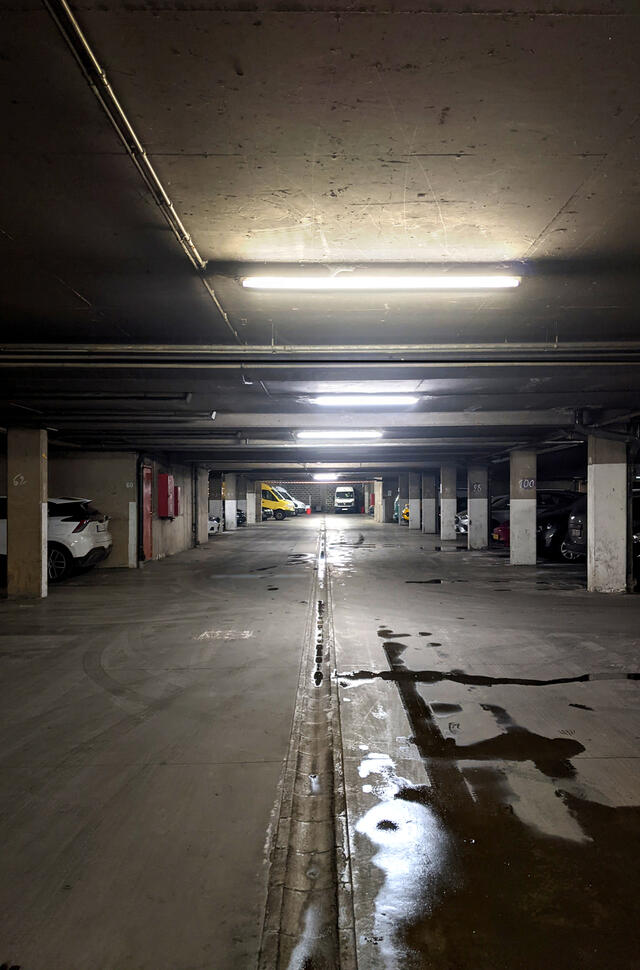 parking sous la dalle