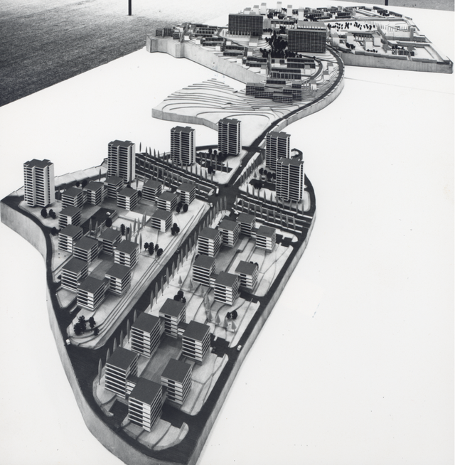 Photo de maquette de projet de 1968