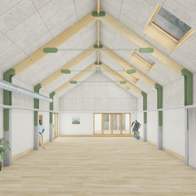 Collage de la grande salle