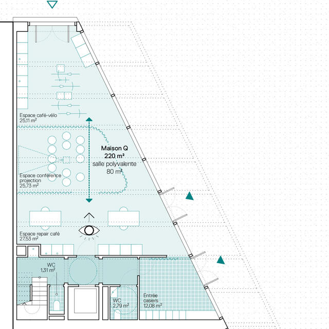 Plan maison de quartier 